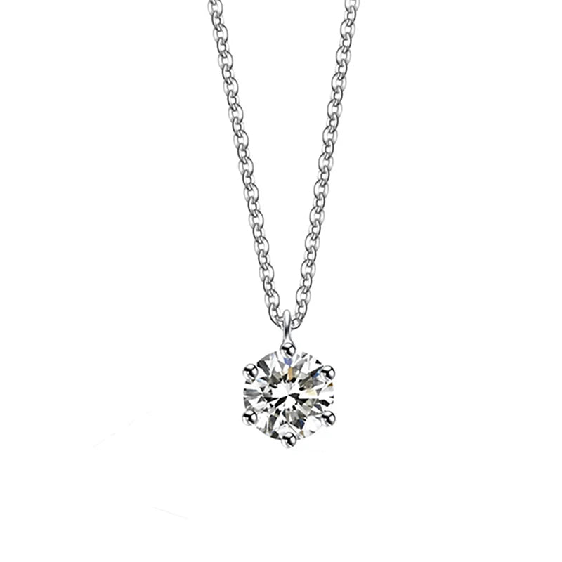 Elegante collar de plata y oro para mujer