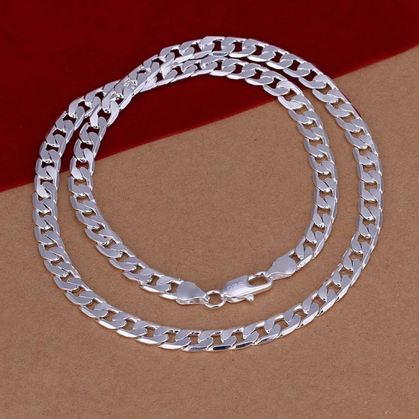 Colar de prata requintado para homens